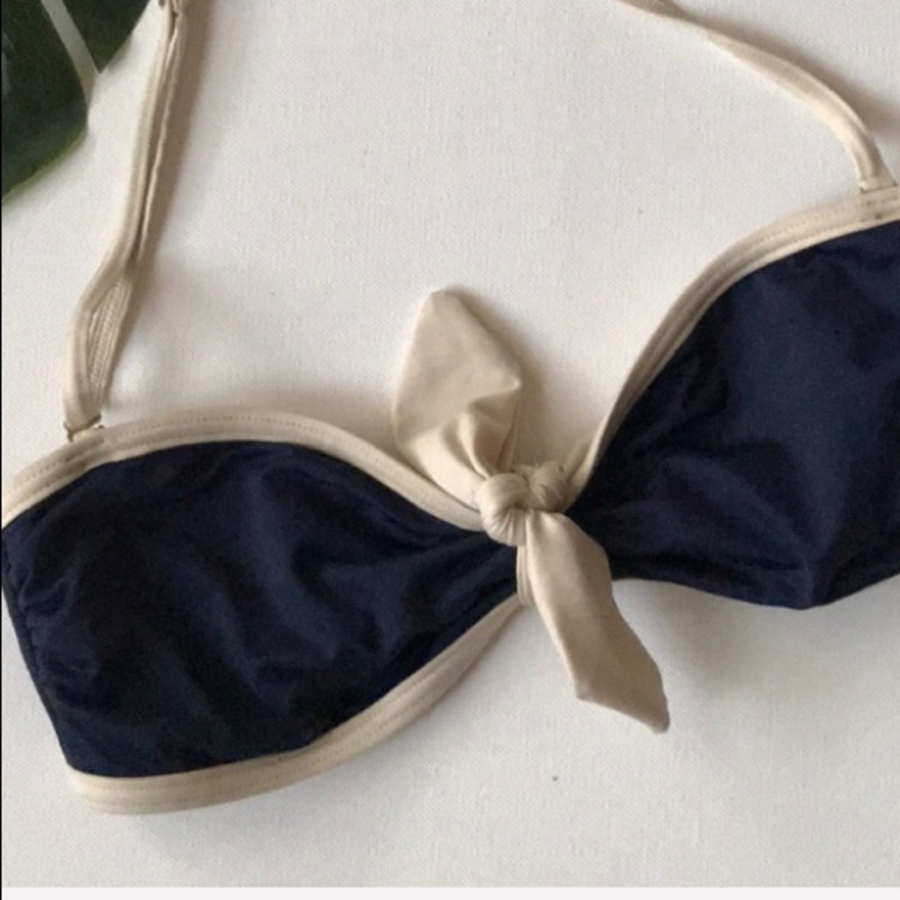 ❤️... Marc by Marc Jacobs Navy Bow Bikini Top